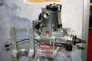 Saito FG-20 spark ignition gasoline four stroke engine