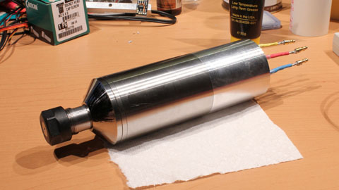Shop Made High Speed CNC Spindle